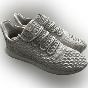 Like New Adidas Tubular sneakers - size 13 - light khaki